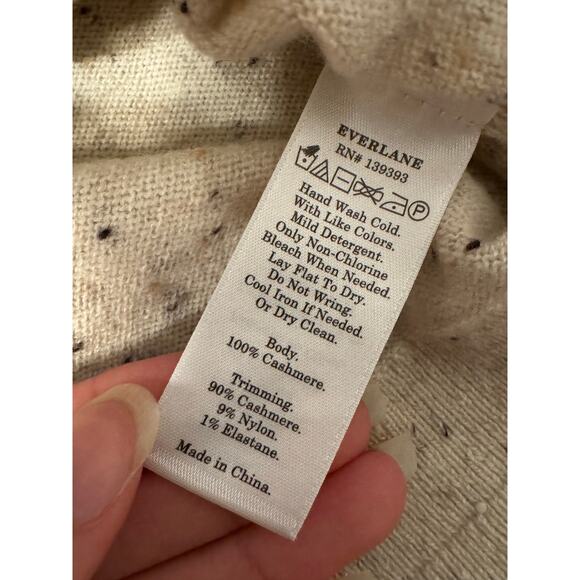 Everlane Women's The Cashmere Sweater Tee Short Sleeve Size Small - Picture 4 of 9